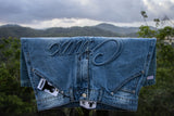 CRUX Denim Rhinestone Shorts