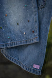 CRUX Denim Rhinestone Shorts